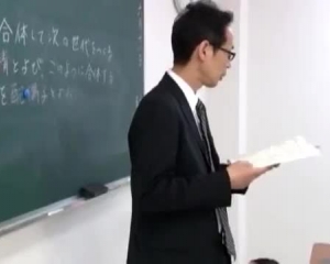 आश्चर्यजनक जापानी छात्रा Anri Kamisugi विशेष शिक्षक द्वारा बकवास